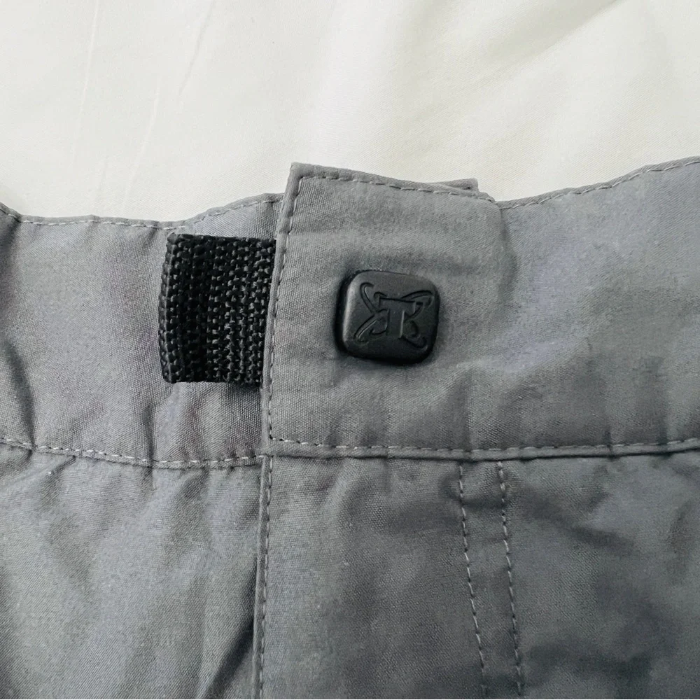 Turbine Outerwear Mens Grey Ski Winter Snow Insulated Pants Large Cargo Pockets - Picture 3 of 12